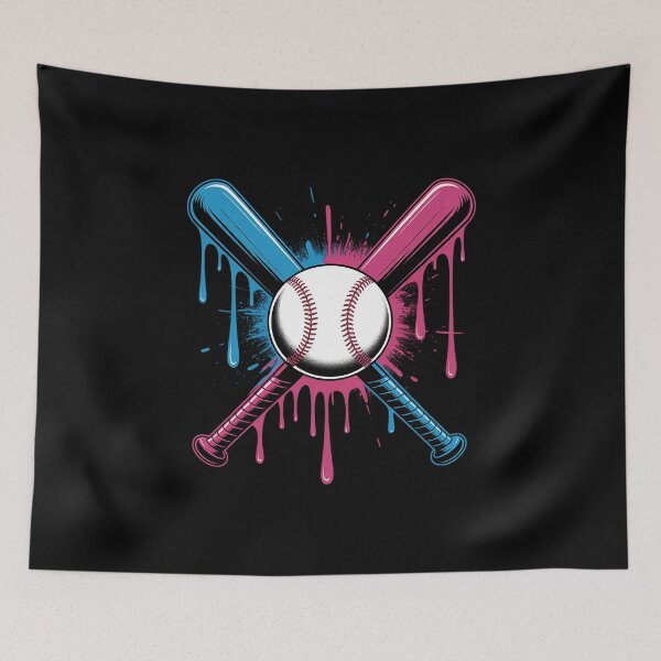 Item preview, Baseball Bat Drip Graphic designed and sold by LindseyKris.