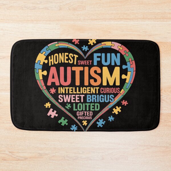 Item preview, Autism Heart Autism Awareness Support Autism designed and sold by HudsonErik.