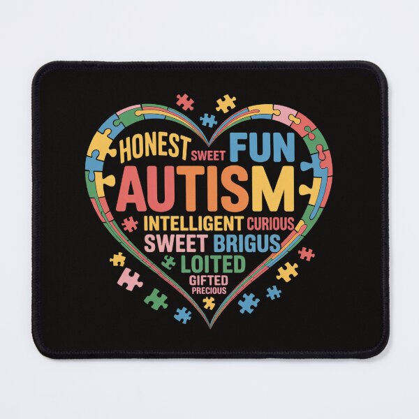 Item preview, Autism Heart Autism Awareness Support Autism designed and sold by HudsonErik.