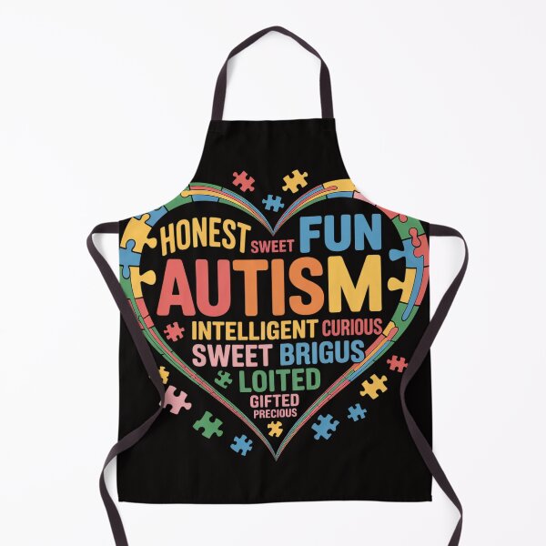 Item preview, Autism Heart Autism Awareness Support Autism designed and sold by HudsonErik.