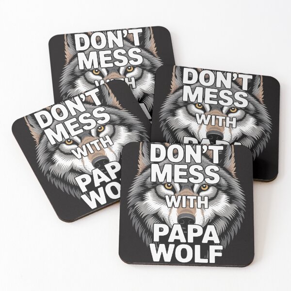 Item preview, Don't Mess with Papa Wolf Dad Men for Father's Day designed and sold by HudsonErik.