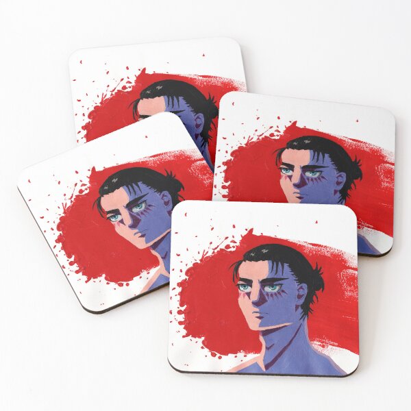 Item preview, Pintura de Eren Jaeger designed and sold by MayaPapaya24.