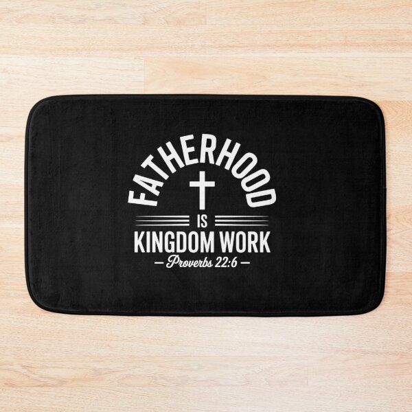 Item preview, Fatherhood Is Kingdom Work Christian Dad Father's Day Faith designed and sold by Moxizz.