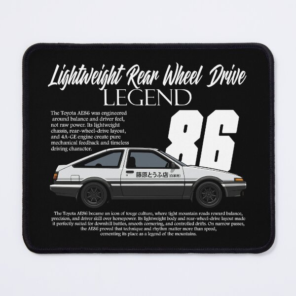 Item preview, Toyota AE86 Hachiroku — Touge Drift Legend designed and sold by BronArtworks.