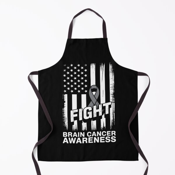 Item preview, Fight Brain Cancer Awareness American Flag United States designed and sold by Moxizz.