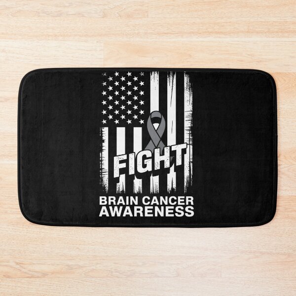 Item preview, Fight Brain Cancer Awareness American Flag United States designed and sold by Moxizz.