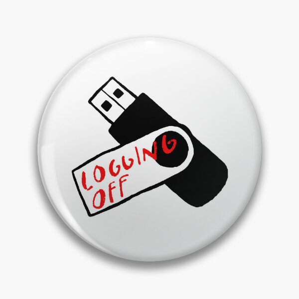 Item preview, USB Drive Logging Off Tech Design designed and sold by Studio Sonders.