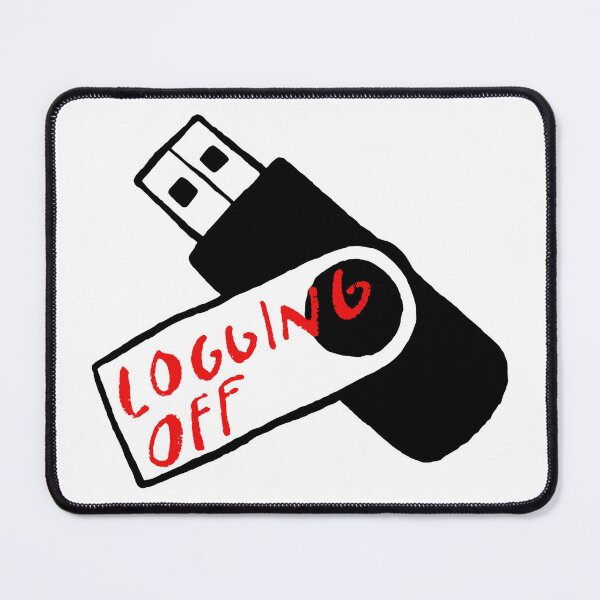 Item preview, USB Drive Logging Off Tech Design designed and sold by Studio Sonders.