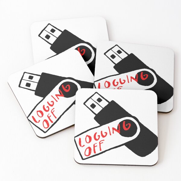 Item preview, USB Drive Logging Off Tech Design designed and sold by Studio Sonders.