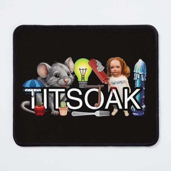 Item preview, TITSOAK Cursed Fandom Meme Collage Chaotic Internet Merch designed and sold by ArcanePrintsxo.