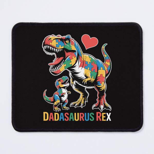 Item preview, Dadasaurus Rex Autism Awareness Proud Dad Father's Day designed and sold by HermanTricia.