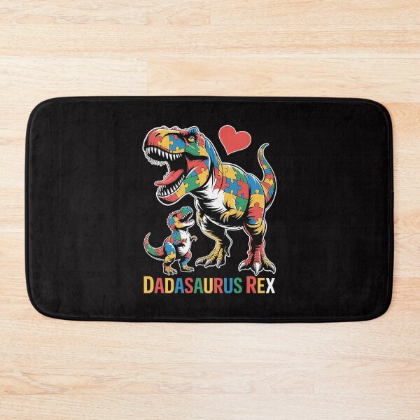 Item preview, Dadasaurus Rex Autism Awareness Proud Dad Father's Day designed and sold by HermanTricia.