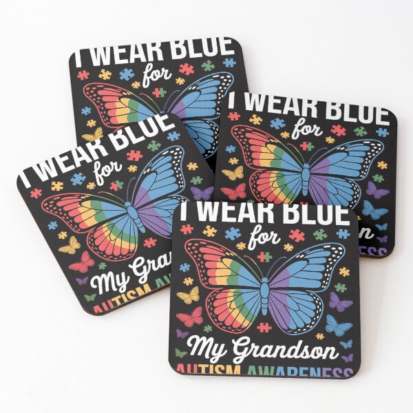 Item preview, Grandma Grandpa I Wear Blue For My Grandson Autism Awareness designed and sold by HermanTricia.