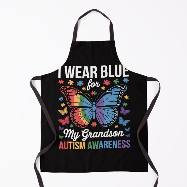 Item preview, Grandma Grandpa I Wear Blue For My Grandson Autism Awareness designed and sold by HermanTricia.