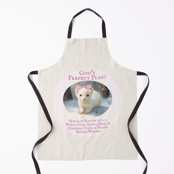Item preview, God's Perfect Plan? - Female Stoat - Atheist Animals designed and sold by EvergreenRevolt.