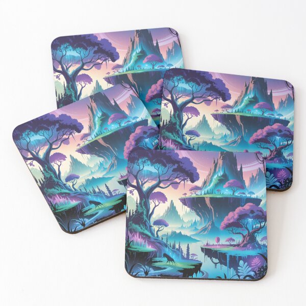 Item preview, Pandora Avatar Inspired – Glowing Bioluminescent Fantasy World Art designed and sold by Liva Art.