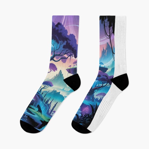 Item preview, Pandora Avatar Inspired – Glowing Bioluminescent Fantasy World Art designed and sold by Liva Art.