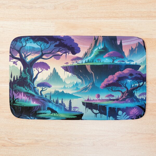 Item preview, Pandora Avatar Inspired – Glowing Bioluminescent Fantasy World Art designed and sold by Liva Art.