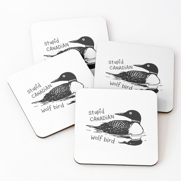 Item preview, stupid canadian wolf bird designed and sold by anniebricey.