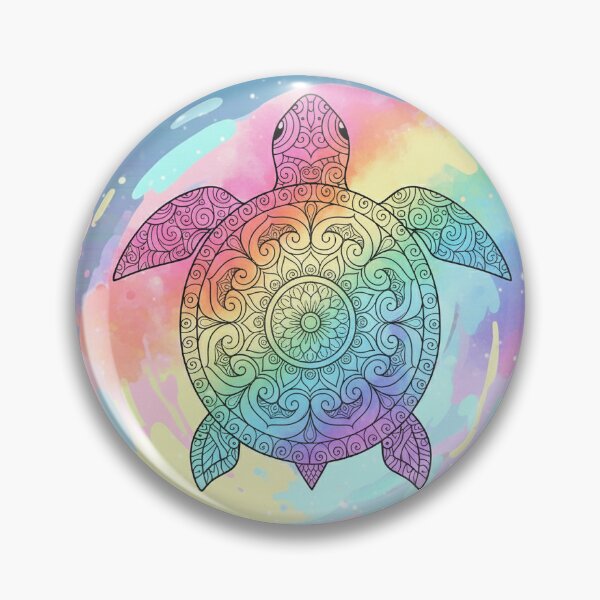 Item preview, Colorful Turtle designed and sold by mezzilicious.