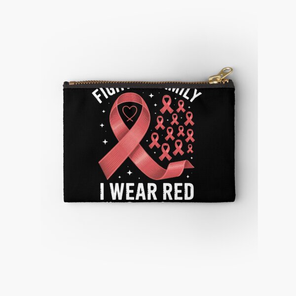 Item preview, Fighter Family I Wear Red  Heart Disease Awareness designed and sold by Moxizz.