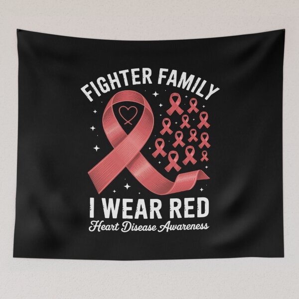 Item preview, Fighter Family I Wear Red  Heart Disease Awareness designed and sold by Moxizz.