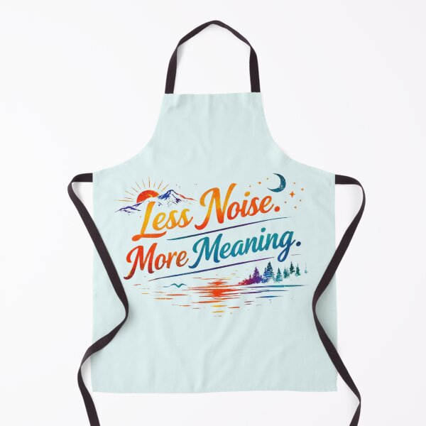 Item preview, Minimalist Nature Typography - Less Noise More Meaning designed and sold by ValeriValera.