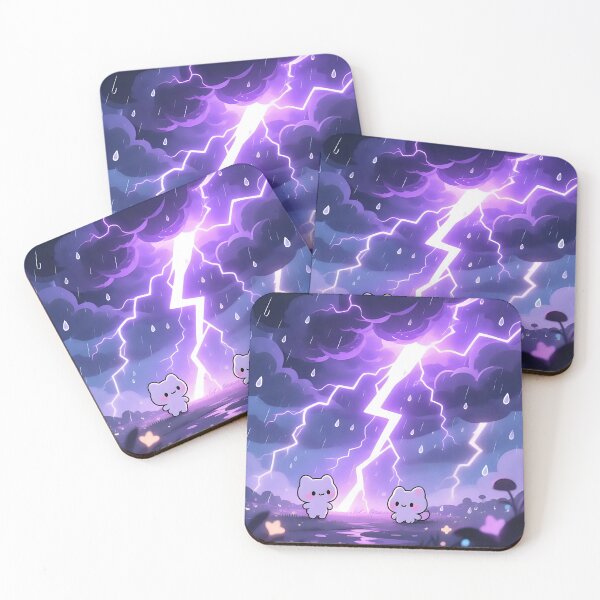 Item preview, Artistic view of a thunderstorms with lighting.  designed and sold by Nomad-Maynard.