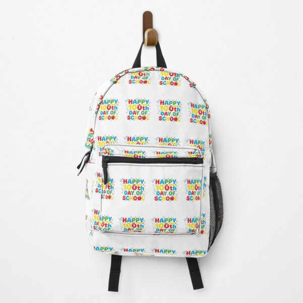 Item preview, Happy 100th Day of School - Colorful Crayon Apple & Paper Plane Kids designed and sold by Abdeelol.