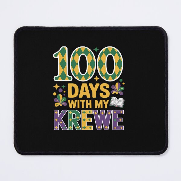 Item preview, 100 Days With My Krewe Mardi Gras Carnival Teacher Students designed and sold by Catharsiscath.