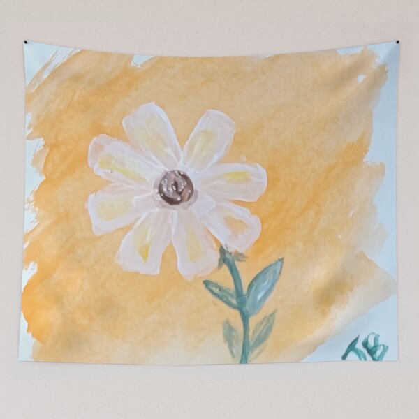 Item preview, Watercolor painting of white flower designed and sold by Jmb67.