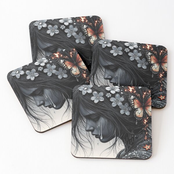 Item preview, Ember Wings: Tears Beneath the Flame designed and sold by Insomnia Art Designs.