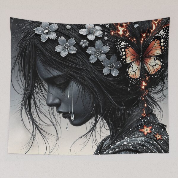 Item preview, Ember Wings: Tears Beneath the Flame designed and sold by Insomnia Art Designs.