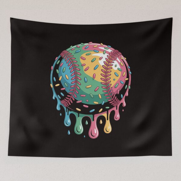 Item preview, Ice Cream Drip Baseball Stuff Baseball Drip For Boys Kids designed and sold by cherylbartlett.