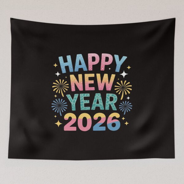 Item preview, Groovy Happy New Year 2026 Family Matching Celebration Party designed and sold by cherylbartlett.