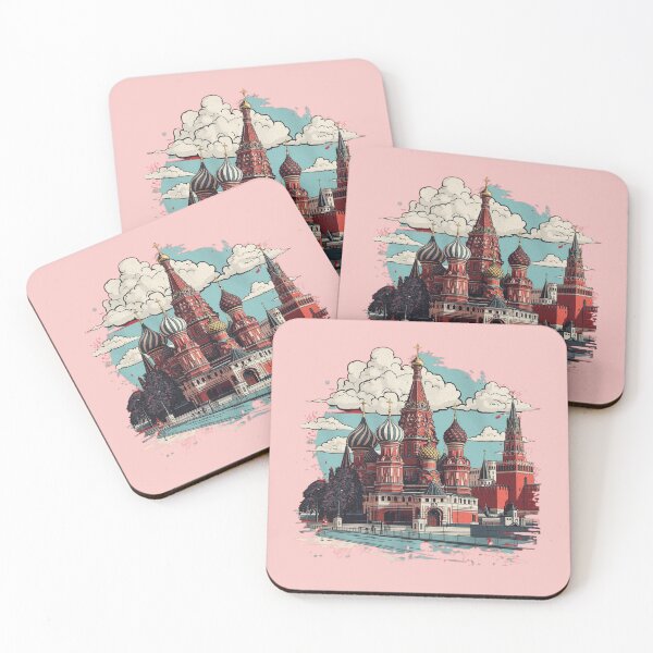 Item preview, Russian Architecture Sketch - Moscow Cityscape designed and sold by ValeriValera.
