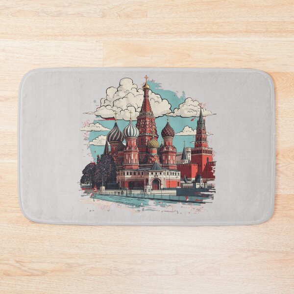 Item preview, Russian Architecture Sketch - Moscow Cityscape designed and sold by ValeriValera.