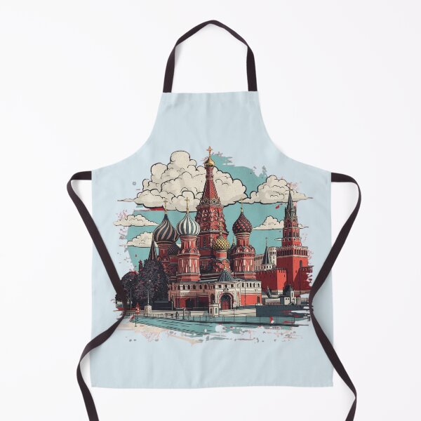 Item preview, Russian Architecture Sketch - Moscow Cityscape designed and sold by ValeriValera.