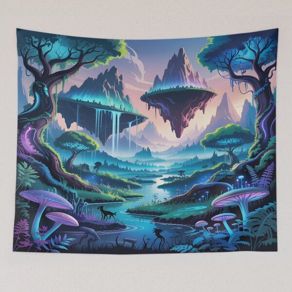Item preview, Pandora Avatar Inspired – Epic Luminous Alien Jungle Design designed and sold by Liva Art.