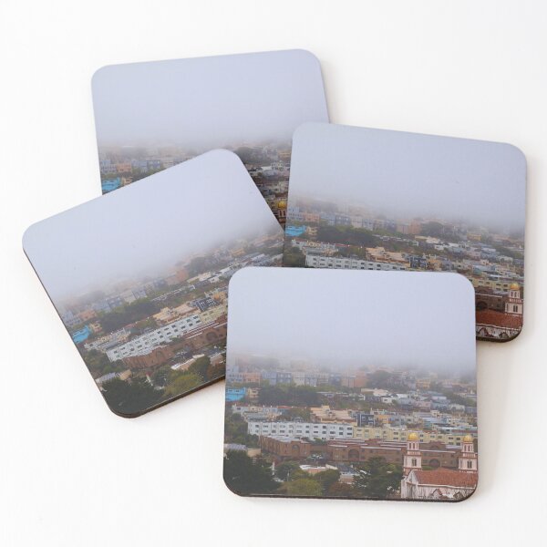 Item preview, Foggy Cityscape with Church Towers designed and sold by Phakade's Photos.