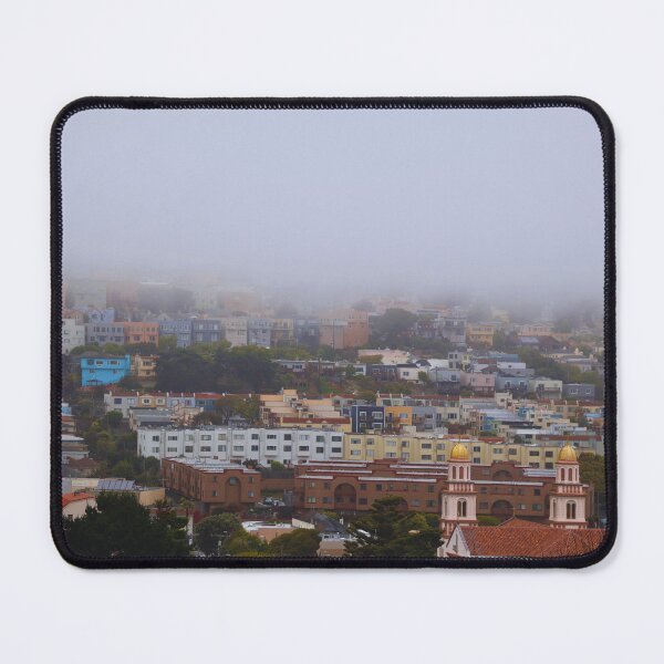 Item preview, Foggy Cityscape with Church Towers designed and sold by Phakade's Photos.
