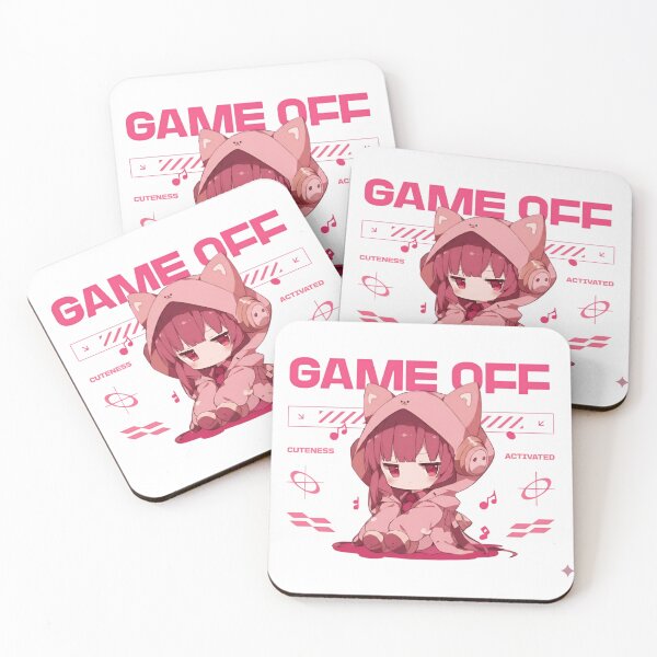 Item preview, Kawaii Chibi Gamer Girl Game Off - Cuteness Activated Nekomimi Aesthetic designed and sold by SoulFlex.
