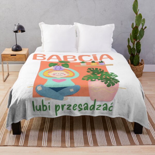 Item preview, Babcia Lubi Przesadzać | Funny Polish Grandma Plant Lover Design designed and sold by besensible.