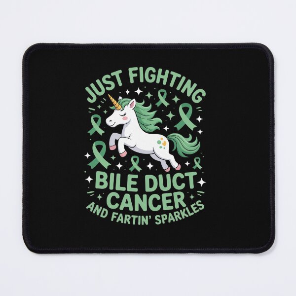 Item preview, Fighting Bile Duct Cancer Quote Farting Unicorn Awareness designed and sold by Catharsiscath.