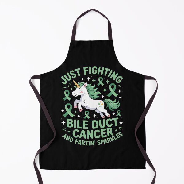 Item preview, Fighting Bile Duct Cancer Quote Farting Unicorn Awareness designed and sold by Catharsiscath.