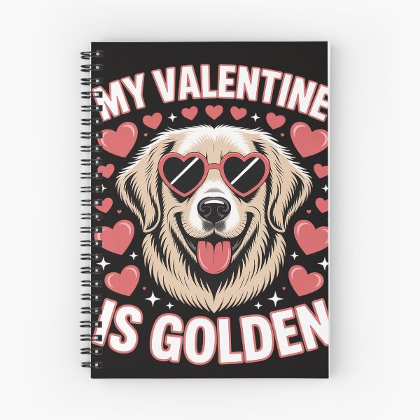 Item preview, My Valentine Is Golden Retriever Valentine's Day designed and sold by HesterFoley.