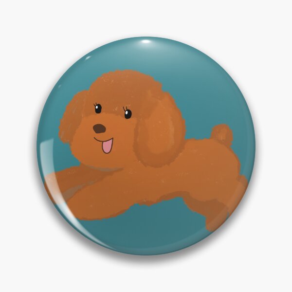 Item preview, Adorable Toy poodle Apricot brown designed and sold by tayaan.