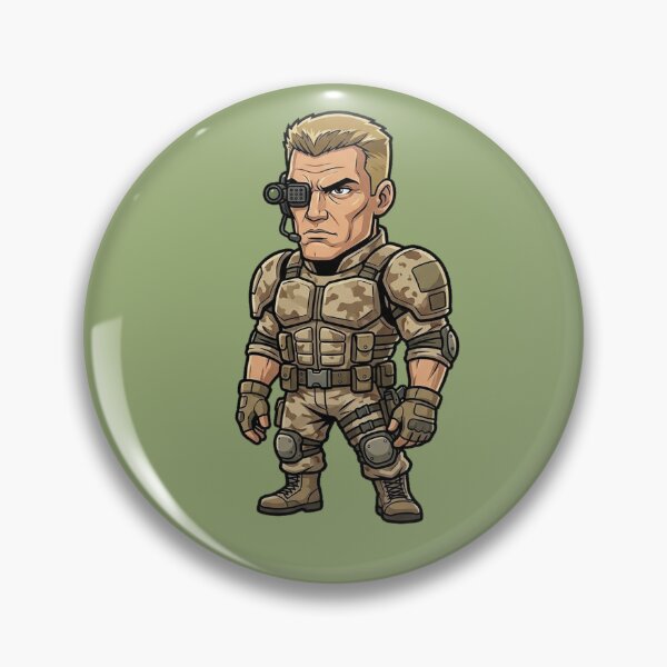 Item preview, The Cute UniSol Clash - Sgt. Andrew Scott (GR13) designed and sold by CleverCulture.