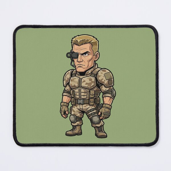 Item preview, The Cute UniSol Clash - Sgt. Andrew Scott (GR13) designed and sold by CleverCulture.