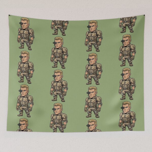 Item preview, The Cute UniSol Clash - Sgt. Andrew Scott (GR13) designed and sold by CleverCulture.